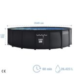 Intex Frame Frame Pool Outdoor Massage LED Wellness Spa Garten Jacuzzi Entspannung – Bild 3