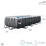 Intex Frame Frame Pool Outdoor Massage LED Wellness Spa Garten Jacuzzi Entspannung – Bild 5