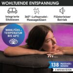 MSpa Aurora Aufblasbarer Whirlpool Ø204x70cm 6 Personen Outdoor Massage LED Wellness Garten Jacuzzi Entspannung – Bild 6