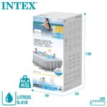 Intex Frame Frame Pool Outdoor Massage LED Wellness Spa Garten Jacuzzi Entspannung – Bild 8