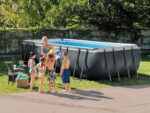 Intex Outdoor Spa 132cm Massage LED Wellness Garten Jacuzzi Entspannung – Bild 5