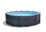 Intex Frame Frame Pool 124cm Outdoor Massage LED Wellness Spa Garten Jacuzzi Entspannung