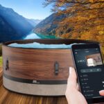 MSpa Duet Aufblasbarer Whirlpool 224cm 4-8 Personen Outdoor Massage LED Wellness Garten Jacuzzi Entspannung