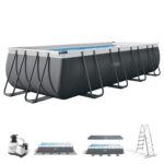 Intex Frame Frame Pool Outdoor Massage LED Wellness Spa Garten Jacuzzi Entspannung