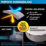 MSpa Cocoon Aufblasbarer Whirlpool 224cm 4-8 Personen Outdoor Massage LED Wellness Garten Jacuzzi Entspannung – Bild 6