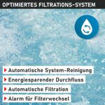 MSpa Tekapo Aufblasbarer Whirlpool 158x158cm 4 Personen Outdoor Massage LED Wellness Garten Jacuzzi Entspannung – Bild 9
