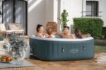 Premium Aufblasbarer Whirlpool Outdoor Massage LED Wellness Spa Garten Jacuzzi Entspannung – Bild 7