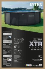 Intex Frame Frame Pool Outdoor Massage LED Wellness Spa Garten Jacuzzi Entspannung – Bild 4