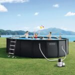 Intex Frame Frame Pool Outdoor Massage LED Wellness Spa Garten Jacuzzi Entspannung – Bild 2