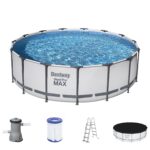 Premium Outdoor Spa 122cm Massage LED Wellness Garten Jacuzzi Entspannung