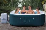 Premium Aufblasbarer Whirlpool Outdoor Massage LED Wellness Spa Garten Jacuzzi Entspannung – Bild 2