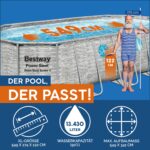 Premium Frame Frame Pool 122cm Outdoor Massage LED Wellness Spa Garten Jacuzzi Entspannung – Bild 3