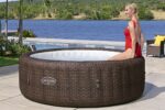 Premium Aufblasbarer Whirlpool Ø216x71cm Outdoor Massage LED Wellness Spa Garten Jacuzzi Entspannung – Bild 5