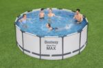 Premium Frame Pool Outdoor Massage LED Wellness Spa Garten Jacuzzi Entspannung – Bild 2