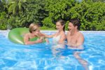 Premium Frame Frame Pool 132cm Outdoor Massage LED Wellness Spa Garten Jacuzzi Entspannung – Bild 5