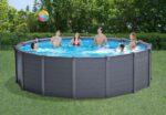 Intex Frame Frame Pool 124cm Outdoor Massage LED Wellness Spa Garten Jacuzzi Entspannung – Bild 5